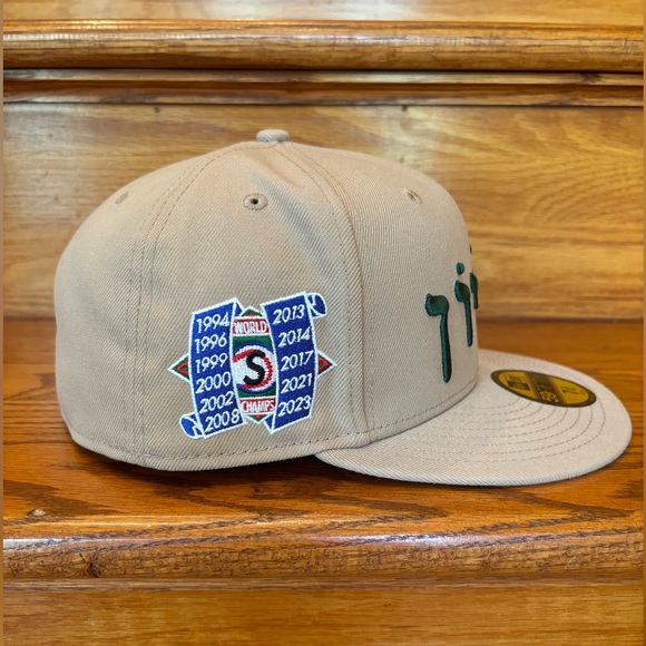 Supreme Hebrew New Era 59Fifty Fitted Cap
Khaki, size US 7 3/4 - Picture 3 of 11